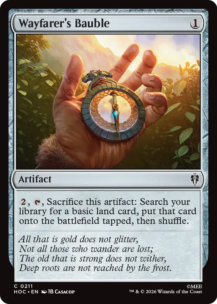 Wayfarer's Bauble [The Hobbit: Eternal-Legal]