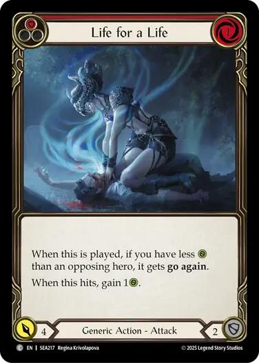 Life for a Life (Red) [SEA217] (High Seas)