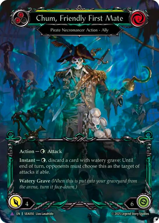 Chum, Friendly First Mate (Marvel Cold Foil) [SEA050] (High Seas)  Cold Foil