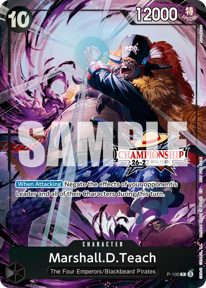 Marshall.D.Teach (CS 26-27 Event Pack) [One Piece Promotion Cards]